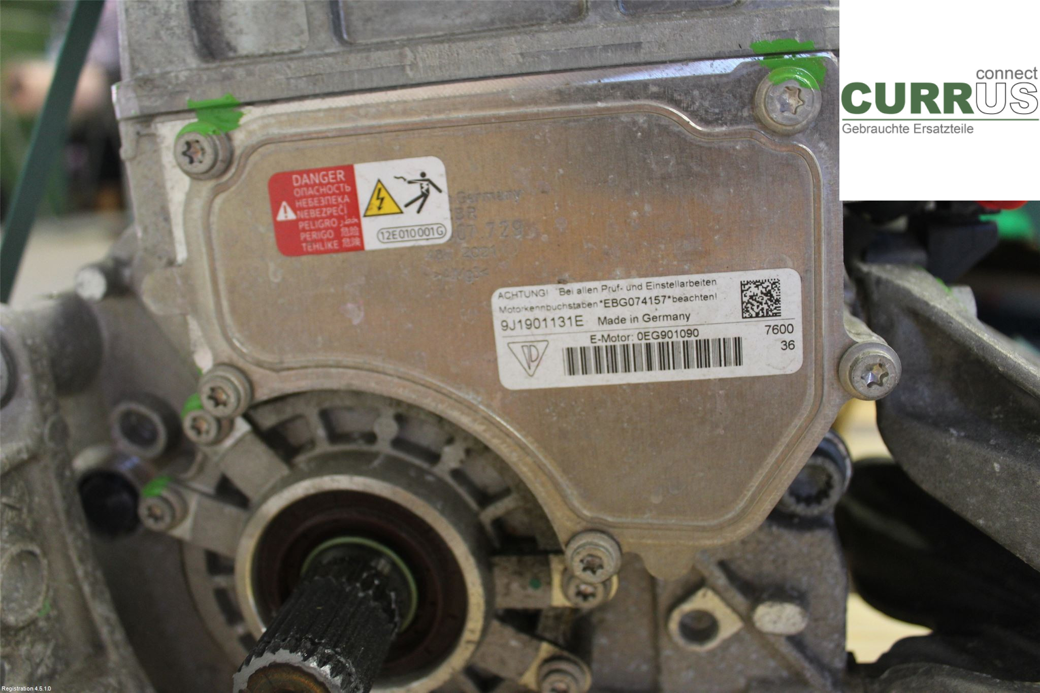 PORSCHE TAYCAN 20- Engine PAD901131EX EBFA