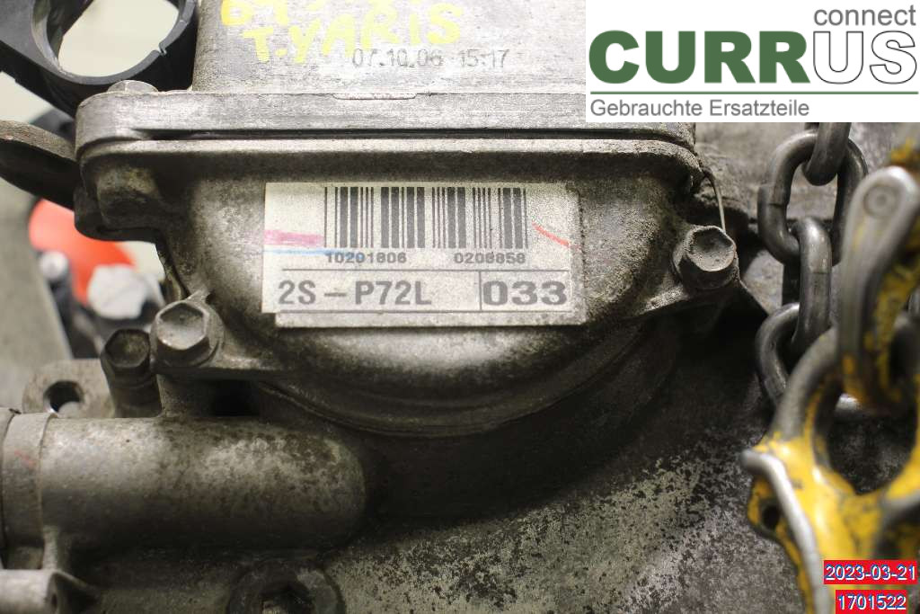 TOYOTA YARIS       06-11 Silnik 190000J060 1.3