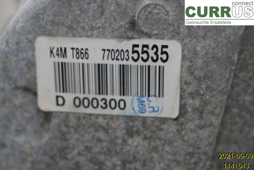 RENAULT MEGANE III 09-15 Engine 7711497628 K4M866 D000300
