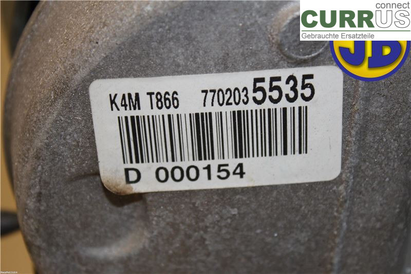 RENAULT MEGANE III 09-15 Engine 7711497628 K4M866 D000154