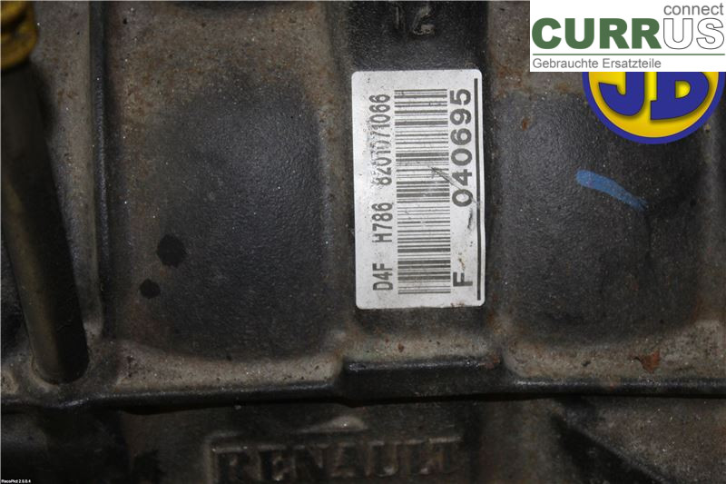 RENAULT CLIO III  09-12 Silnik 8201437305 D4F786 F040695