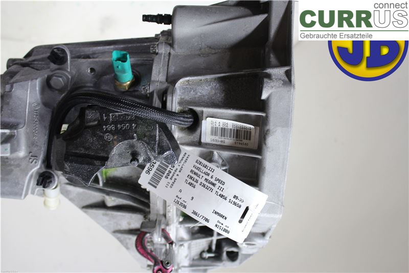 RENAULT MEGANE III 09-15 Boîte 6 vitesses 8201601333 K9K636 D363271