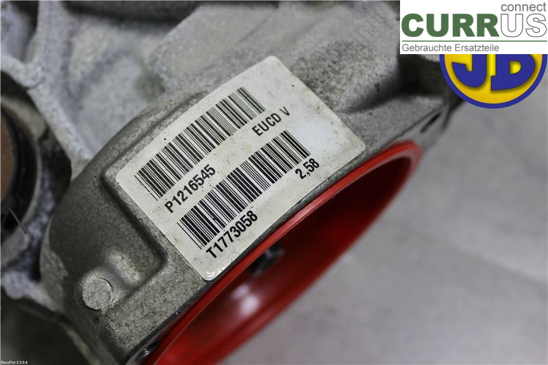 VOLVO V60  14-18 Differential 36012670 B5254T12