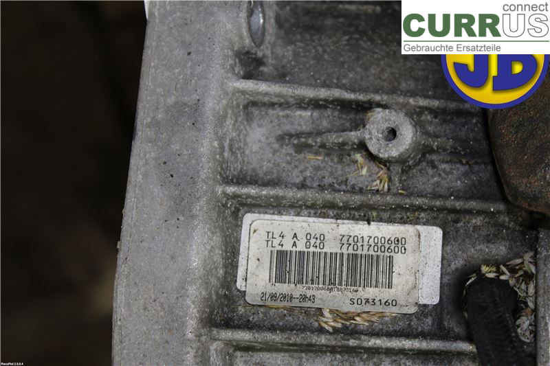 RENAULT MEGANE III 09-15 Gearbox (6-speed) 7701700600 K9K-836