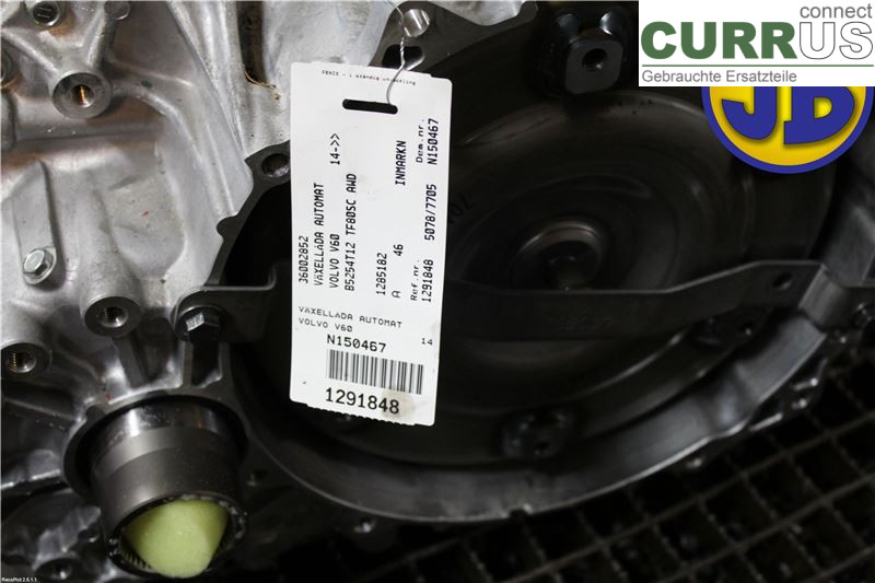 VOLVO V60  14-18 Gearbox (Automatic) 36050599 B5254T12