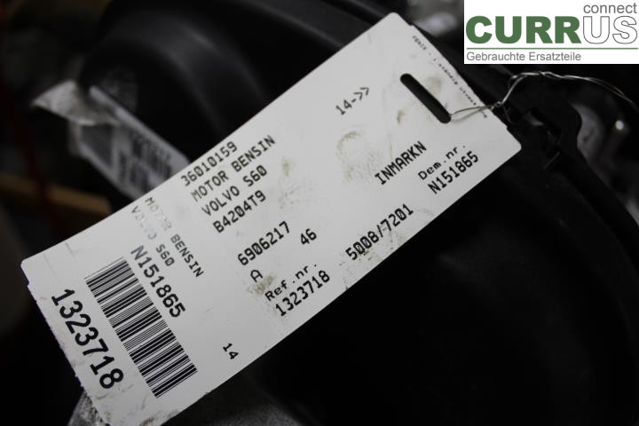 VOLVO S60  14-18 Silnik 36050816 B4204T9