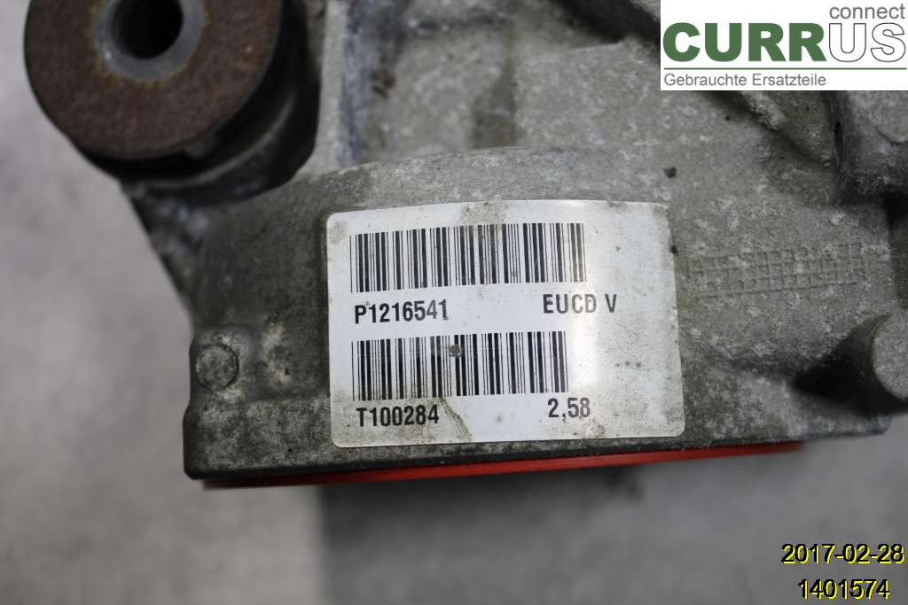 VOLVO S60      11-13 Differential 36012670 B5254T12