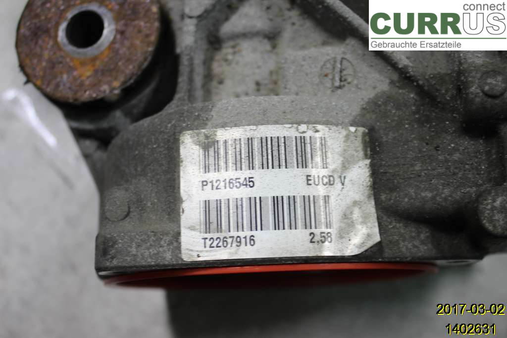 VOLVO XC60  14-17 Differential 36012670 D5244T12