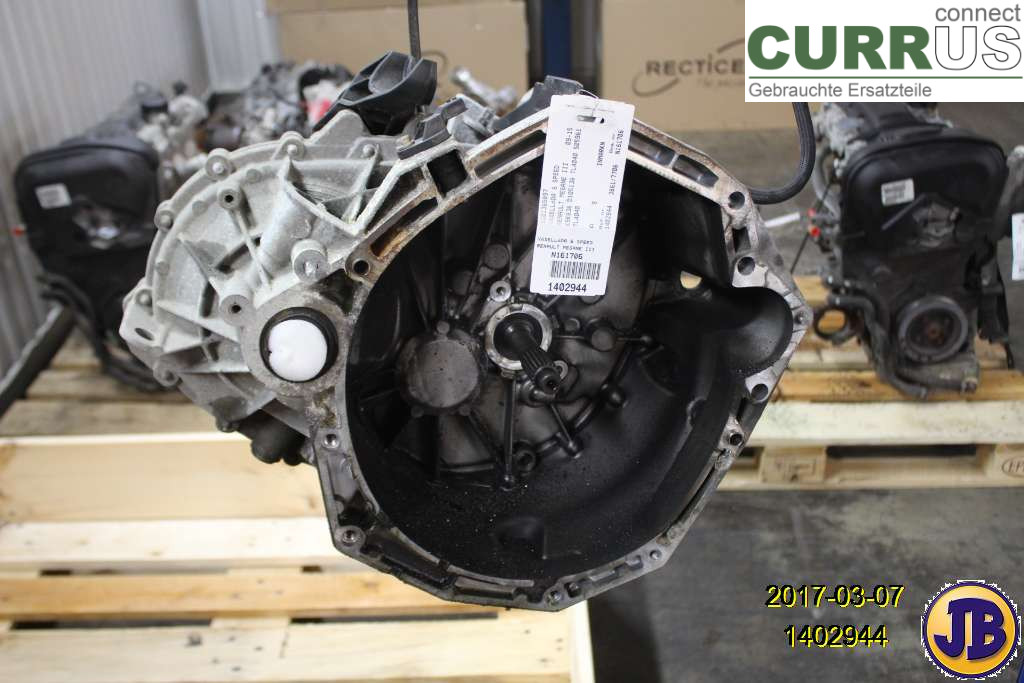 RENAULT MEGANE III 09-15 Gearbox (6-speed) 8201365897 K9K836 D105136