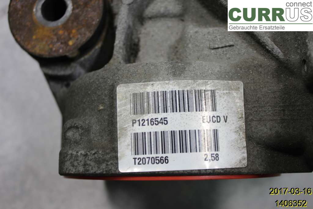 VOLVO XC60  14-17 Differential 36012670 D5244T23