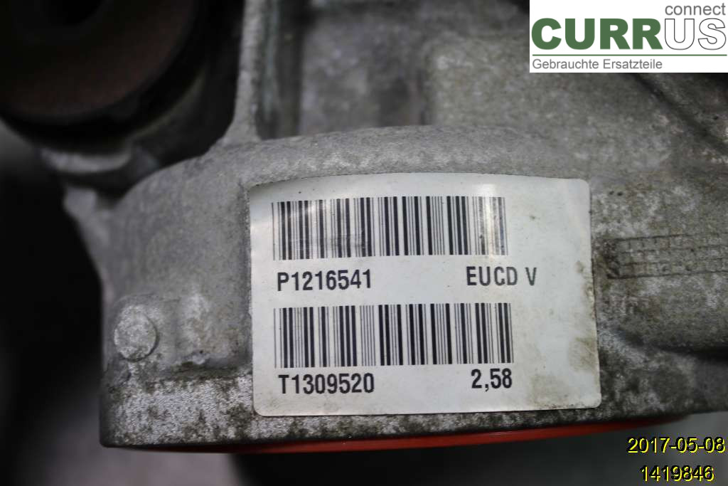 VOLVO S80  14-16 Differential 36012670 B6304T