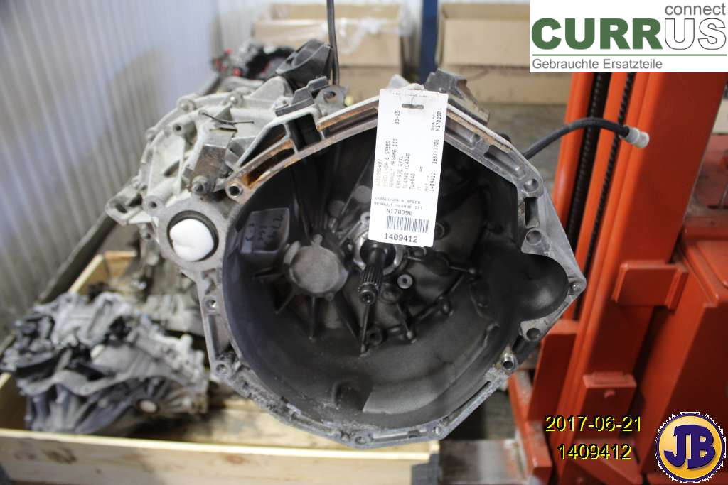 RENAULT MEGANE III 09-15 Gearbox (6-speed) 8201365897 K9K-836