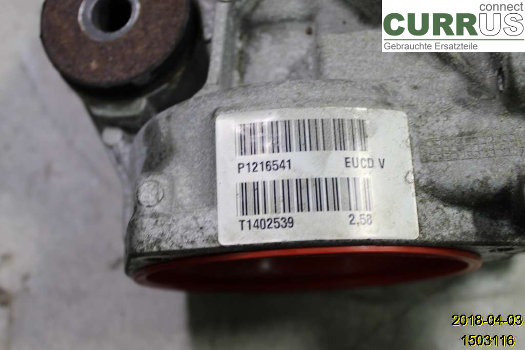 VOLVO S80  14-16 Differential 36012670 B6304T