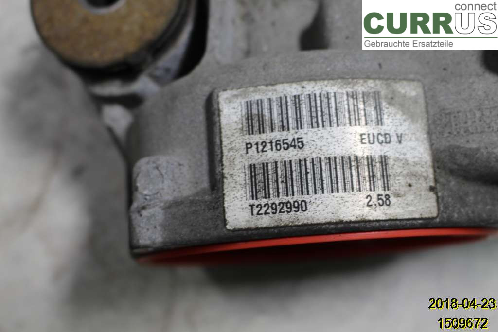 VOLVO V60  14-18 Differential 36012670 B6304T5