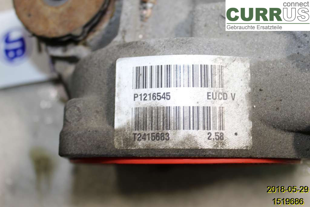 VOLVO V60  14-18 Differential 36012670 D5244T21