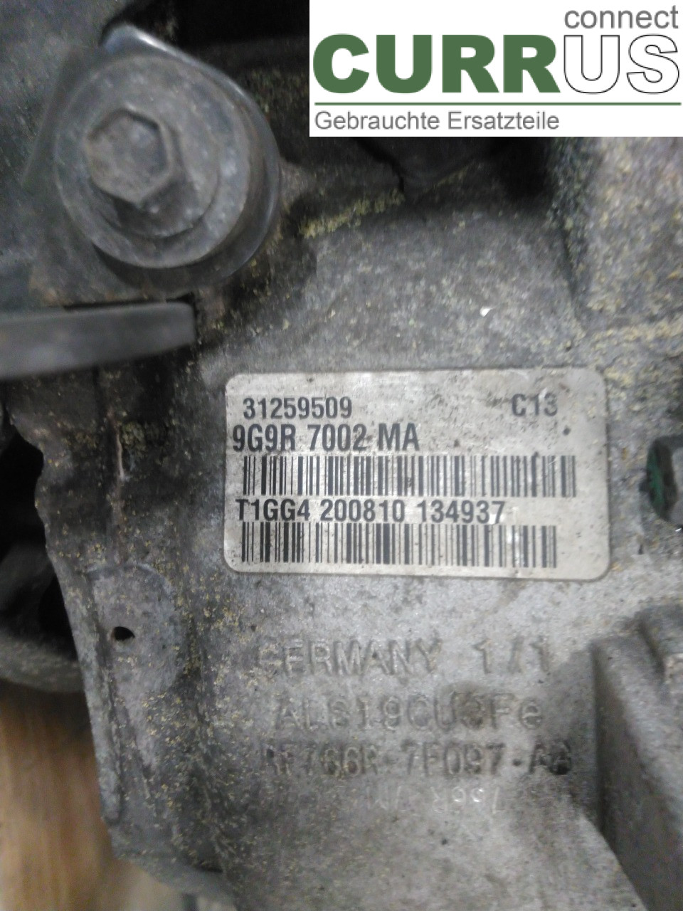 VOLVO V70      08-13 Gearbox (6-speed) 36001865 B5254T11