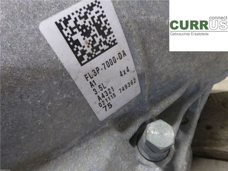 FORD TRUCK F150 Boîte automatique EJNRPL24 3,5 V6