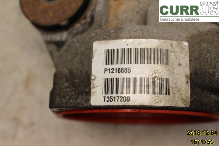 VOLVO S60 CROSS COUNTRY  16-19 Differential 36002992 B4204T11