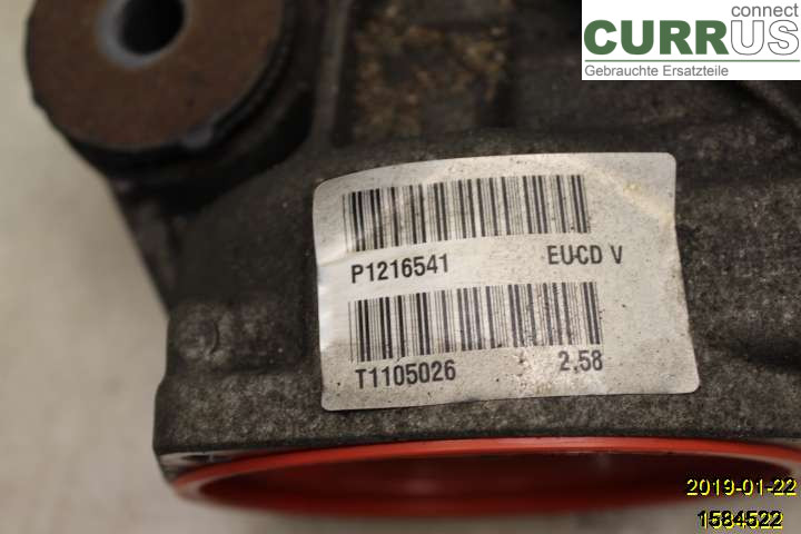 VOLVO V60  14-18 Differential 36012670 D5244T15