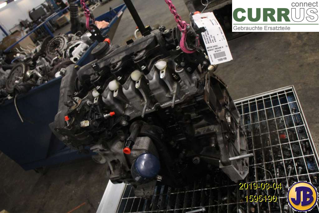 RENAULT MEGANE III 09-15 Motor 8201589545 K9K-636