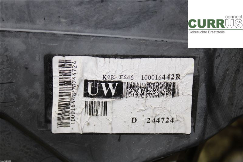 NISSAN QASHQAI  14-17 Motor 1010201Q3C K9K