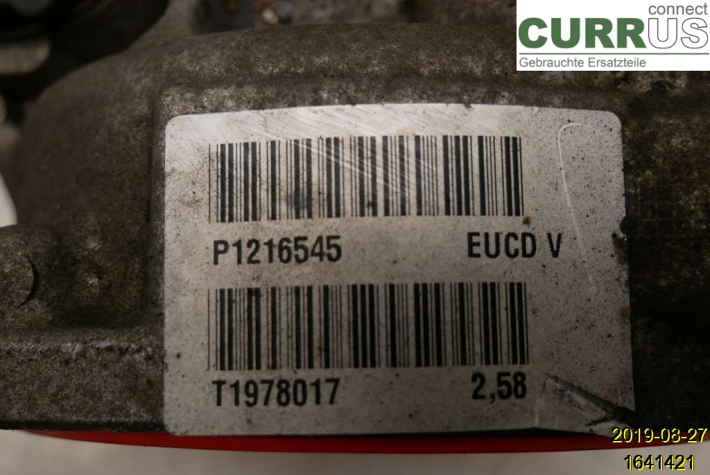 VOLVO XC70  14-16 Differential 36012670 D5244T17